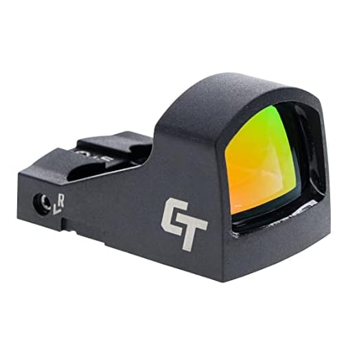 Crimson Trace CTS-1550 Ultra Compact Open Reflex Pistol Sight with LED 3.0 MOA Red Dot and Integrated Co-Witness for Handguns