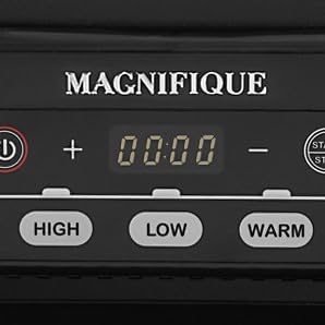 Miniatura 8 de Magnifique - Cacerola digital de 4 cuartos de galón, utensilios de cerámica prémium para horno, apto para lavavajillas, color negro