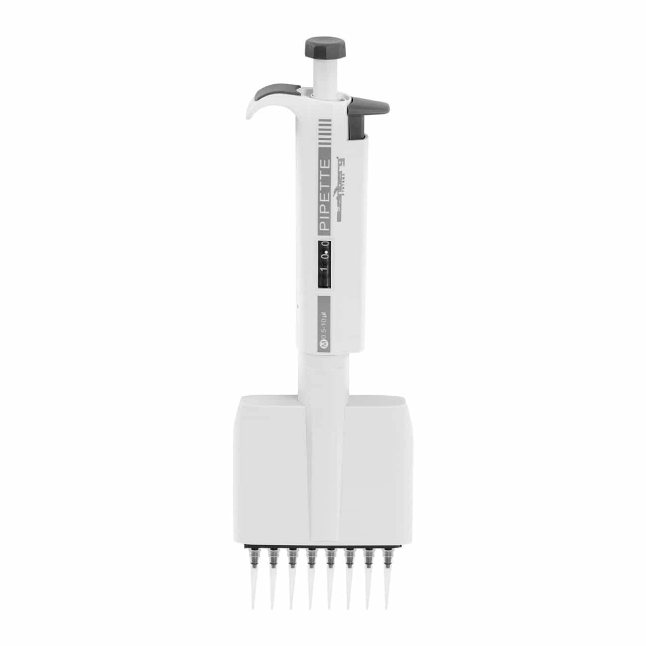 Steinberg Systems SBS-LAB-120 - Pipeta multicanal para 8 puntas 0,0005-0,01 ml pipeta de 8 canales