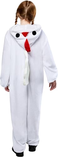 Rubies Comfywear Hooded Jumpsuit for Kids, Unisex Kids Costume, Chicken, Large-XL - image 3