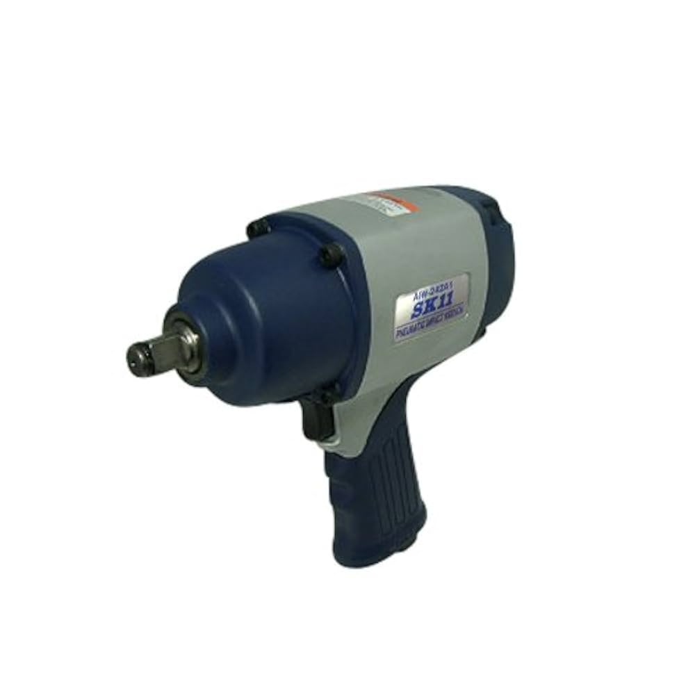 SK11 ショートエアインパクトレンチ 差込角12.7mm 最高トルク450N SK11 SK11(藤原産業) ソケットアンビルチャック 差込角12.7mm