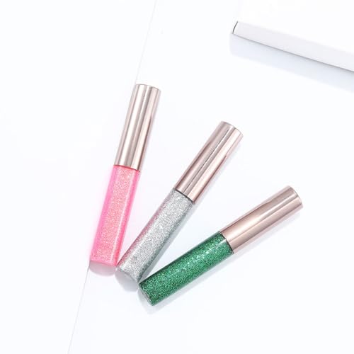 Edanta Glitter Liquid Eyeliner Shimmer Eye Liner Metallic Cosplay Eyeshadow Cosmetics for Women and Girls Pack of 1 (Green)