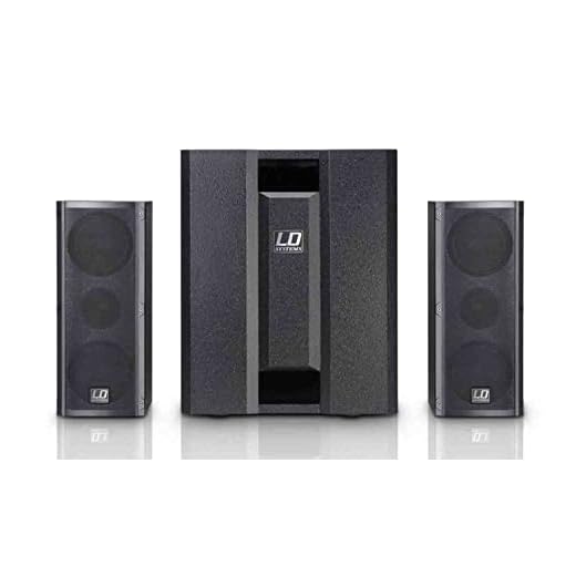 LD Systems DAVE 8 ROADIE - Sistema de PA activo portátil con mezclador de 3 canales
