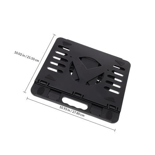 Soporte portátil plegable para laptop POPETPOP negro miniatura 2