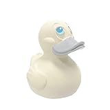 Lanco Classic Rubber Duck - Eco-Friendly Baby Bath Toy, BPA Free 100% Natural Rubber, Safe Fun for Infants Ages 0 Months and Up (Purple Beak)