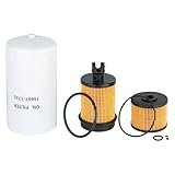 23304-78090 23304-EV360 15607-1733 Fuel Filter Oil Filter Kit Compatible with Hino M4 M5 2022-2024
