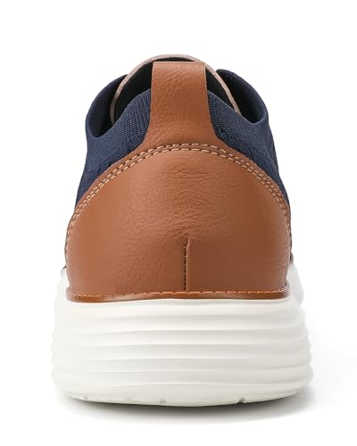 Image of VILOCY Men's Casual Dress Sneakers Lace-Up Oxfords Business Mesh Breathable Walking Shoes Tennis Comfortable