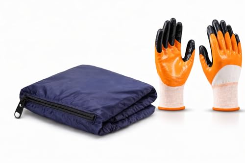 Image of Split AC Cleaning Cover Waterproof | Indoor AC Service Washing Bag | AC Coil Cleaning Cover for Split Air Conditioner (52 Inches With Gloves)