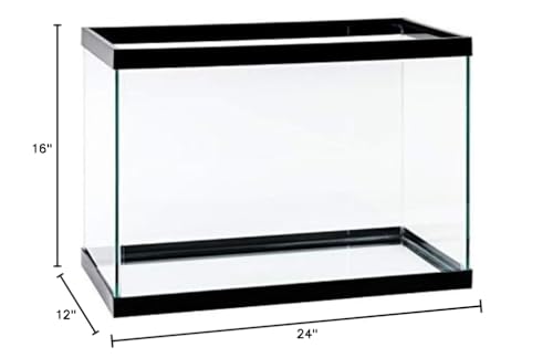 Image of Tetra Glass Aquarium 20 Gallons, Rectangular Fish Tank