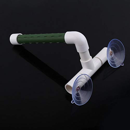 Vogel Zitstokken Papegaaien Stand Baars Papegaaien Budgie Opvouwbare Zuignap Venster Douche Bad Muur Poot Slijpen Stand… - Afbeelding 3