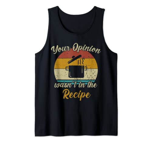 Tu opinión no estaba en la receta / cocina Camiseta sin Mangas