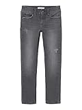Passform Regulär NAME IT Boy\'s NKMSILAS Slim Jeans 5115-MT NOOS Jeanshose, Light Grey Denim, 116