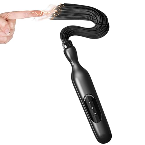 Elektrische Whip Schlagpeitsche SM Peitsche Foltergerät 5 Intensitätsstufen für BDSM Masturbation Erotische Spielzeug Extrem Bestrafung Geeignet Männer Frauen Paare als Sexspielzeug Sex Trainingshilfe