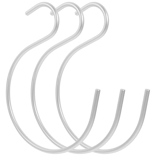 Ciieeo 3stücke S-förmiger Schalhalter Für Krawatten Schals Gürtel Kleiderbügel Platzsparende Schalaufbewahrung Schrank Organizer Kleiderständer Halter Aufhänger