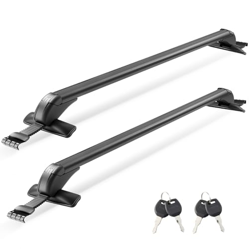 VEVOR Roof Rack Cross Bars, Universal Fit for Naked Roofs Without Raised Rails/Flush Rail/Black...