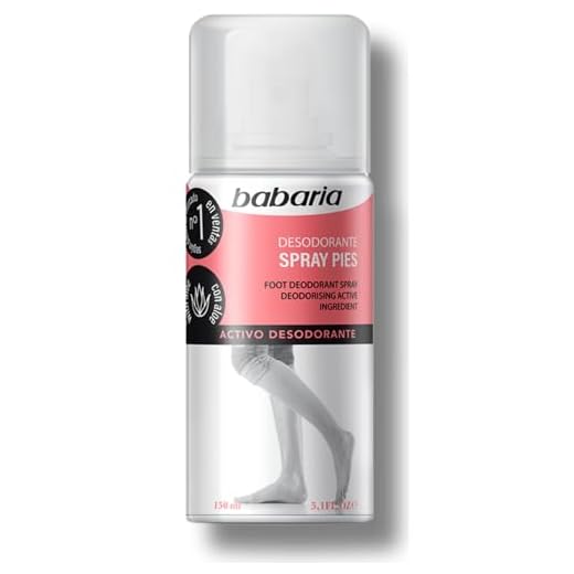 Babaria - Desodorante Spray Pies - Control de sudoración y humedad de los pies - 150ml