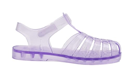 Image of GUGUYeah Jelly Sandals for Girls,Closed Toe Princess Costume Summer Dress Shoes Fisherman Gladiator Water Beach Flat Sandals for Toddler /Little Kid /Big Kid