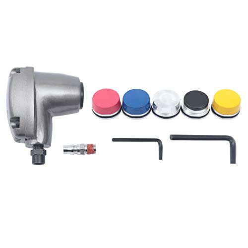 Air Pneumatic Automatic Palm Hammer With 6 Hammerheads, Hand-Held Pneumatic Hammer Air Flat Hammer Tool Automatic Mallet Compact Mini Hand Hold Vibrator Knocking Tool, 1000 Times/Minute #TOP1