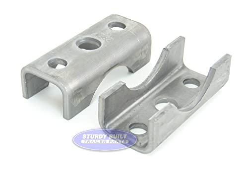 Sturdy Built (Pair) 2 3/8 inch Round Axle Spring Seat