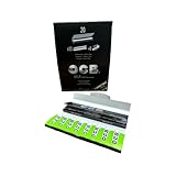 OCB 20845 Premium King Size Aktivkohlefilter-20 Heftchen a 32 Blatt + 8 ActivTips Slim, Papier