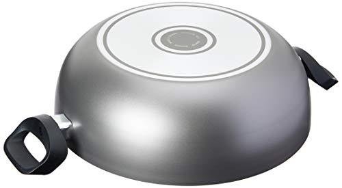 Wok Salsa com Tampa e Alças, 28 cm, 4,1 Litros, 28 x 9 cm, Prata, Brinox
