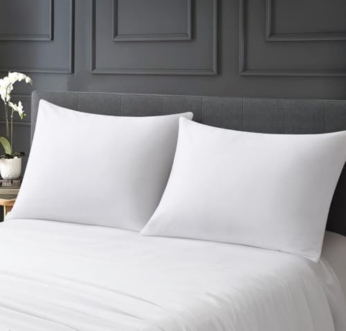 Image of 600 TC 100% Egyptian Cotton Fitted Sheet for King Bed Size Fitted Bed Sheet with Pillow Cover for Bedroom, Soft Hotel Quality Size - 72 x78+12 White Pillow Cover Size -18 x 28 Inch