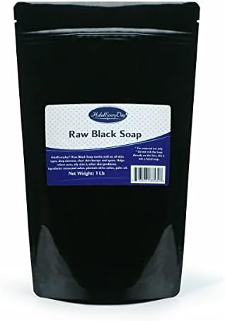 HalalEveryDay Raw African Black Soap from Ghana, 1 lb / 16 oz image 5