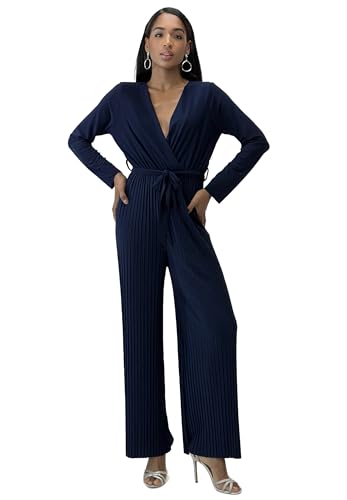Elara Damen Long-Sleeve Jumpsuit 1224 Dk.Blue
