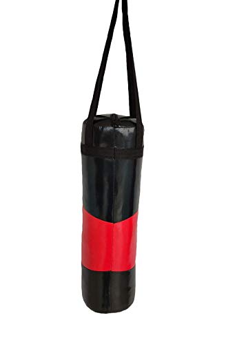 Image of SKMT Never Lose Until You Win SKMT Kids Boxing kit Black Red (Punching Bag, Gloves and Headgear, Age 2-8 Years)