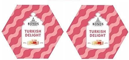 Turkish Delight Box - Rose and Lemon Turkish Delight Selection Box 215g (Pack of 2)