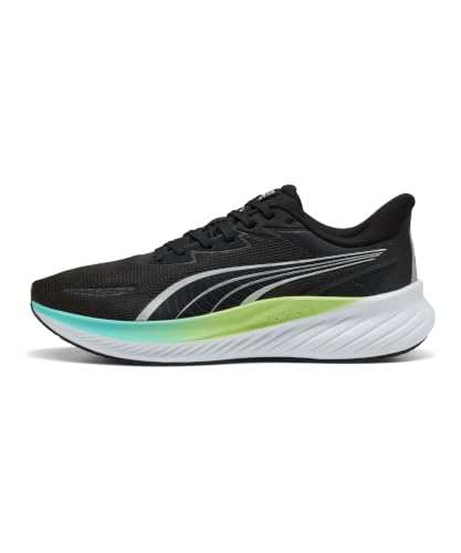 PUMA Erwachsene Pounce Lite 2 Laufschuhe 38, Black Intense Mint Sunny Lime Green – Ansicht 1