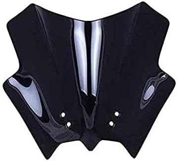 Touring Visor Windshied Wind Deflector for KTM Duke 200 & Duke 390 BS3 BS4 (Black Colour)
