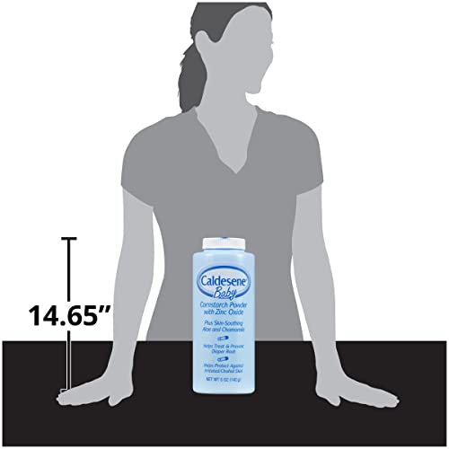 Caldesene Baby Cornstarch Powder With Zinc Oxide, 5 Oz #TOP4