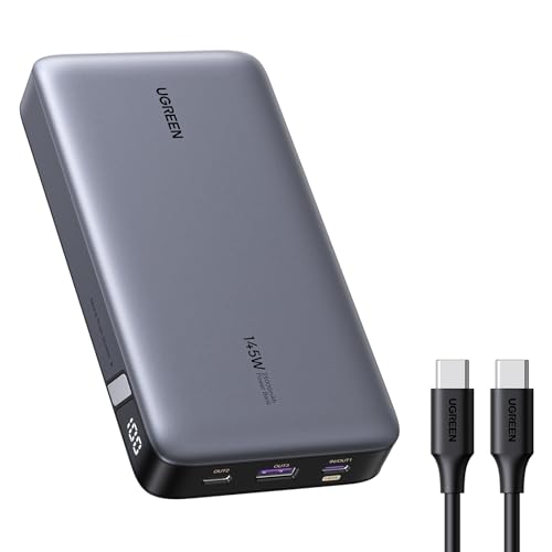 UGREEN Nexode Power Bank 25000mAh 145W, 2x USB-C en 1x USB-A