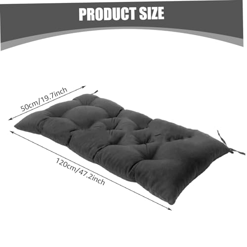 Coussin de banc en peluche pour vos après-midis de détente sur la balançoire du porche - 4