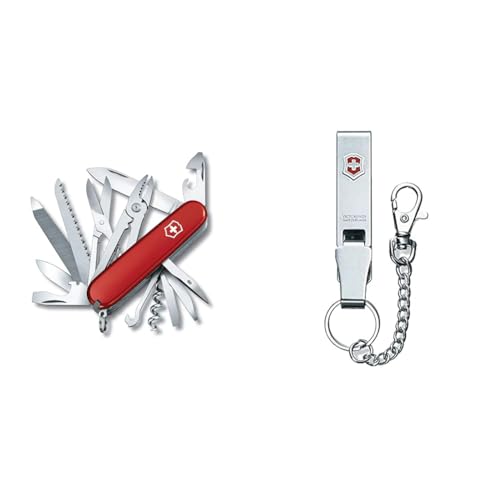 Couteau multifonction multitool Victorinox Handyman 24 fonctions léger avec grand lame rouge