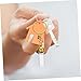 GALPADA 6pcs Mini Glass Bottles Keychain Empty Perfume Vials Seal for Essential Oils DIY Crafts Travel Friendly Design Stylish Keyring Accessory