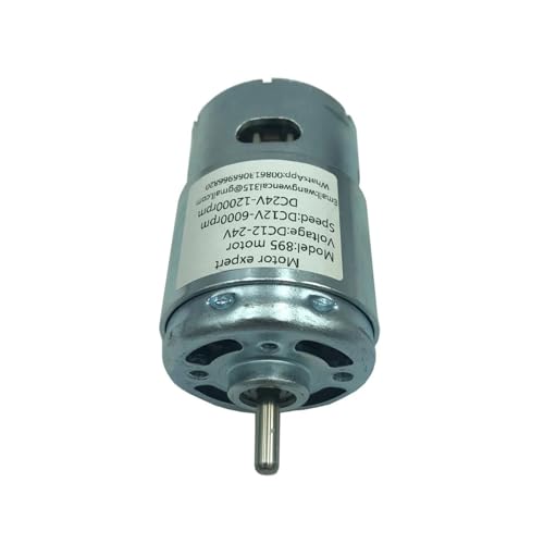 PPOZYLPC 895 Electronic Starter High Torque High Power Generator Ball Bearing DC 12-24V High Speed 775 Upgrade Electronic Starter(6000-12000rpm)