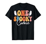 Photo Gallery uno spooky biscotto groovy divertente donne fantasma boo halloween maglietta Photo Gallery uno spooky biscotto groovy divertente donne fantasma boo halloween maglietta