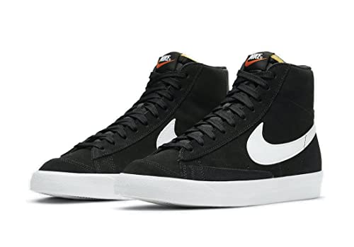 Image of Nike Blazer Mid '77 Jumbo, Men's Trainers, Black /Black /White, 8 UK, Black Black White, 9
