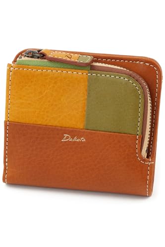 [ダコタ] 二つ折り財布 本革 レディース キャメル DA-31620-45