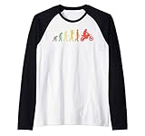 Photo Gallery regalo retrò motocross evolution maglia con maniche raglan Photo Gallery regalo retrò motocross evolution maglia con maniche raglan