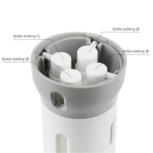 Image of Lazer 4 in 1 Travel Size Refillable Dispenser Bottle Set | PET Pump Leak-Proof Plastic Containers for Shampoo, Lotion, Cosmetic Liquids | Compact & Portable Travel Toiletries Storage Organizer
