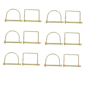 Ukcoco Kupplungsstift Verzinkt 12er Set