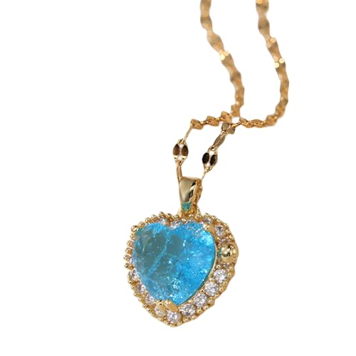 Collier coeur géométrique en strass brillant pour vos soirées chic