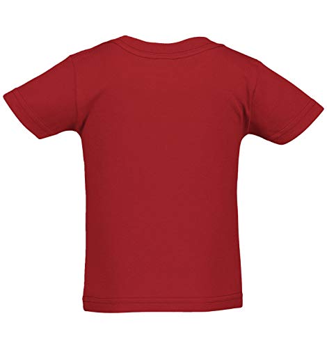 M - Chocolate Candy Matching Outfit Infant/Toddler Cotton Jersey T-Shirt (Red, 12 Months)
