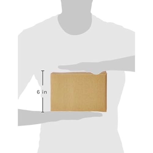 Image of BonKaso 3 Ply Corrugated Boxes for Packaging | 9 inchx6 inchx6 inch (Pack of 100) | Brown Cardboard Packing Boxes for Shipping, Moving & Storage | Carton Boxes for Courier & Goods Transportation