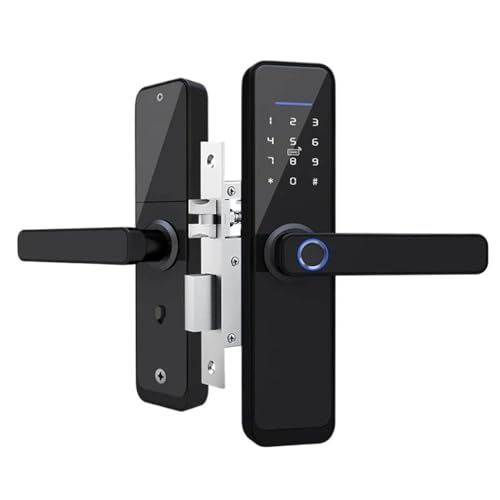 Fingerprint Door Bluetooth TT APP Electronic Digital 13.56mhz Card Tags Hotel Lock Dual Latch X2(22x190 5050)