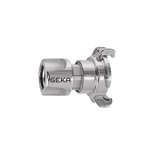 GEKA Plus 46.0890.9 Raccord de transition pour tuyau avec raccord à griffes et terminal avec fiche, raccord de tuyau
