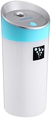 Led Aroma Diffuser Ultrasonic Humidifier USB 5V 2W 4Colors 300ML Ultrasonic Mist Maker Fogger Car Diffuser Aromatherapy For Car (Blue)